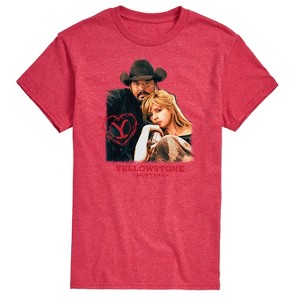Men's - Yellowstone - Rip And Beth Montana Valentine Short Sleeve Graphic T-Shirt - 1 of 4