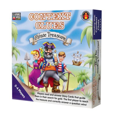 Learning Well Games Context Clues Game: Pirate Treasure Game, Blue Levels  3.5-5.0 : Target