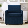 NicBex Convertible Sofa Bed Sleeper Chair with 5-Position Adjustable Backrest & Storage,Upholstered Small Couch for Living Room,Bedroom - 3 of 4