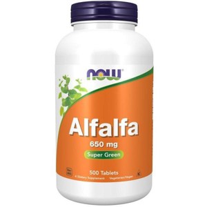 Alfalfa 650 mg by Now Foods  -  500 Tablet - 1 of 3