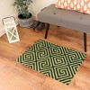 2'x3' ColorStar Greek Grid Doormat - Bungalow Flooring - 3 of 4