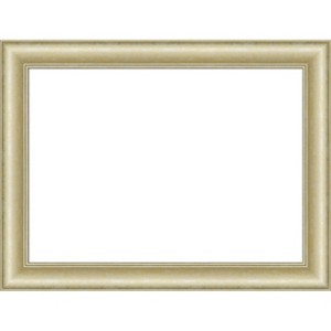 Amanti Art Textured Light Gold Framed Dry Erase Magnetic Board - 1 of 4