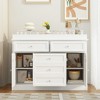 FUFU&GAGA Modern Practical Changing Table Baby Top Upholstered Dressing Table with Edge Protection Baby Dresser - 2 of 4