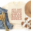 The Juniper Shop Pretty Girls Read Books Youth Short Sleeve Tee - 3 of 4