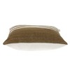 Parkland Collection,Transitional Striped Square Pillow - 3 of 4