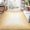 Area Rug Modern Ombre Bordered Machine Washable Rug for Living Room Bedroom Border Gradient Stain Resistant Accent Rug - 3 of 4