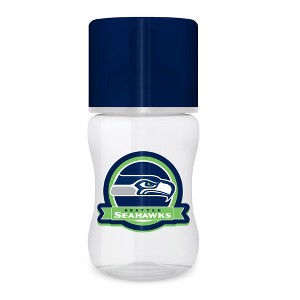 BabyFanatic Officially Licensed Seattle Seahawks NFL 9oz Infant Baby Bottle - 1 of 3