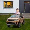 Licensed Land Rover Electric Car for Kids, 12V Battery Powered Kids Ride on Car with Parent Remote Control, MP3 Player for Kids 3-8 - 2 of 4