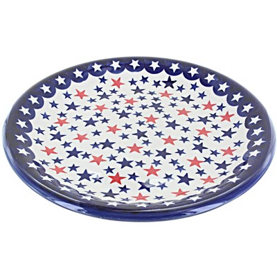 Blue Rose Polish Pottery A113 Andy Dinner Plate