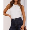 Womens Sweater Vest Summer Tank Tops 2025 Sleeveless Spring Casual Ribbed Knit Outfits - 3 of 4