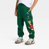 Toddler The Grinch Fleece Joggers - Dark Green - 2 of 3