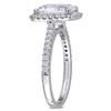 EVERLY JEWELRY  |   10K White Gold 2 7/8 CT DEW Created Moissanite-White Fashion Ring - 2 of 4
