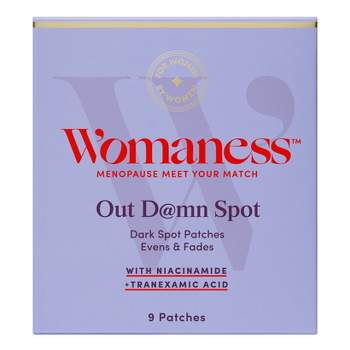 Womaness Out D@mn Spot Dark Spot Micro-dart Patches with Tranexamic Acid & Niacinamide Menopause Skincare - 9ct