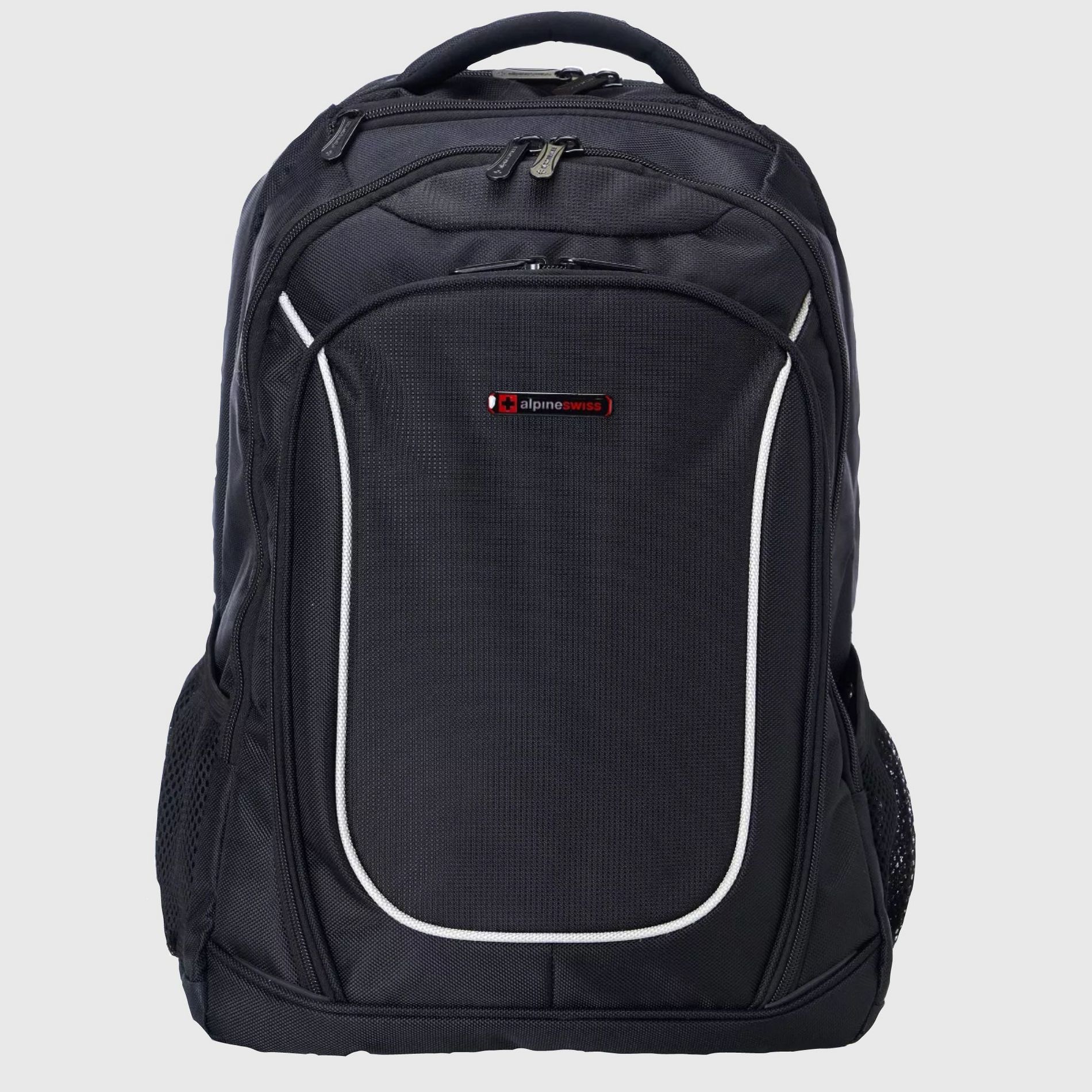Alpine Swiss Oneida 15.6" Laptop Backpack With Tablet Sleeve & Mfg Warranty Black