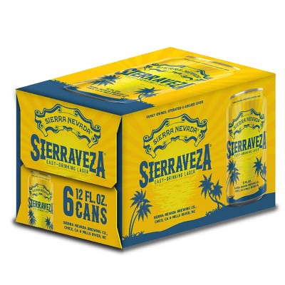Sierra Nevada Sierraveza Lager Beer - 6pk/12 fl oz Cans