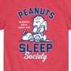 Boys' - Peanuts - Peanuts Sleep Society Short Sleeve Graphic T-Shirt - 2 of 4