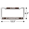 St. Bonaventure Alumni Logo Full Size Standard License Plate Metal Frame - 4 of 4