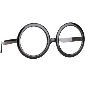 HalloweenCostumes.com One Size Fits Most  Girl  The Incredibles Edna Mode Glasses Accessory | Superhero Accessories, Black/Clear - 1 of 4
