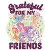 Men's My Little Pony: Friendship is Magic Grateful for my Friends T-Shirt - 2 of 4