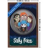 Trends International Sally Face - Fisheye Framed Wall Poster Prints - 3 of 4
