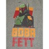 Boba Fett Classic Character Men's Graphite Heather Sleep Pants - image 2 of 3