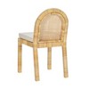 TOV Furniture Amara Linen Arched Dining Chair in Cream - 4 of 4