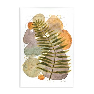 Stupell Industries Layered Fern Leaf Nature Wall Plaque Art - 1 of 4