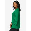Jessica London Women's Plus Size Cotton Cashmere Turtleneck - 4 of 4
