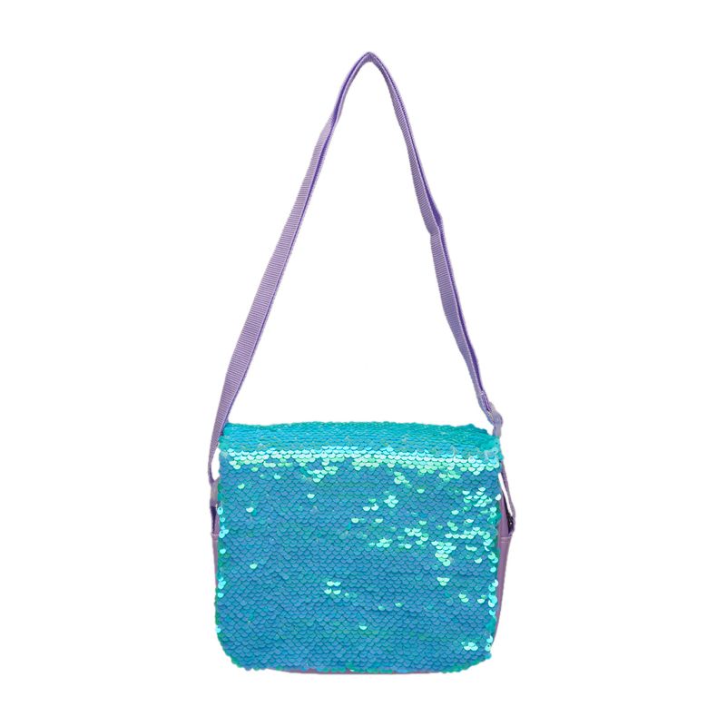 Limited Too Girl's Crossbody Bag in Purple and Turquoise, 5 of 6