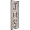 Cheung's Clarke Galvanized Vertical Joy Wall Sign - 3 of 4