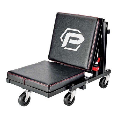 Powerbuilt 2 in 1 Low Creeper Seat Roller Stool