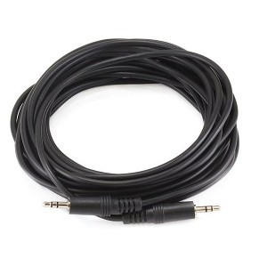 Monoprice Audio/Stereo Cable - 25 Feet - Black | 3.5mm Plug/Plug Male/Male - 1 of 4