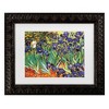 Trademark Fine Art Vincent van Gogh Irises at Saint-Remy Matted Framed Art - 2 of 4