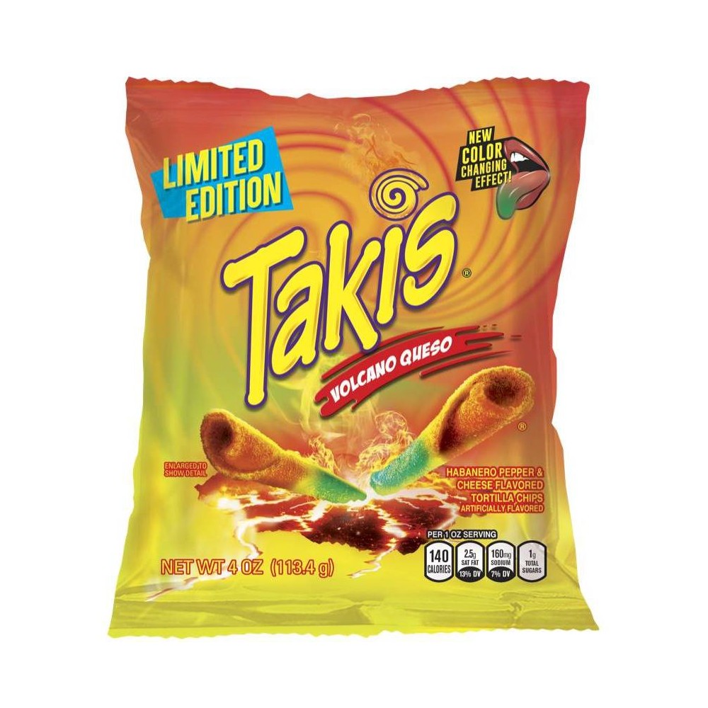 UPC 757528043230 - Takis Volcano Queso - 4oz | upcitemdb.com