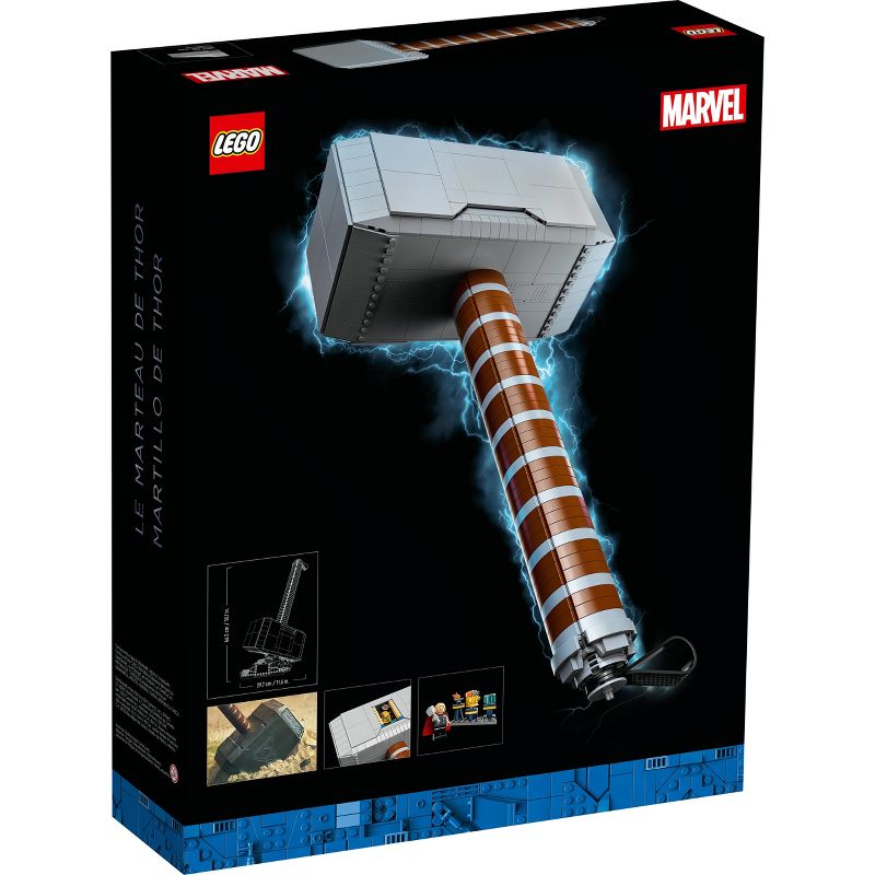 LEGO Marvel Avengers Thor Hammer Infinity Saga Set 76209, 5 of 12