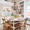 5-Light Modern Chandeliers,Height Adjustable Chandelier Light Fixtures,Solid Wood Chandelier -The Pop Home - 2 of 4
