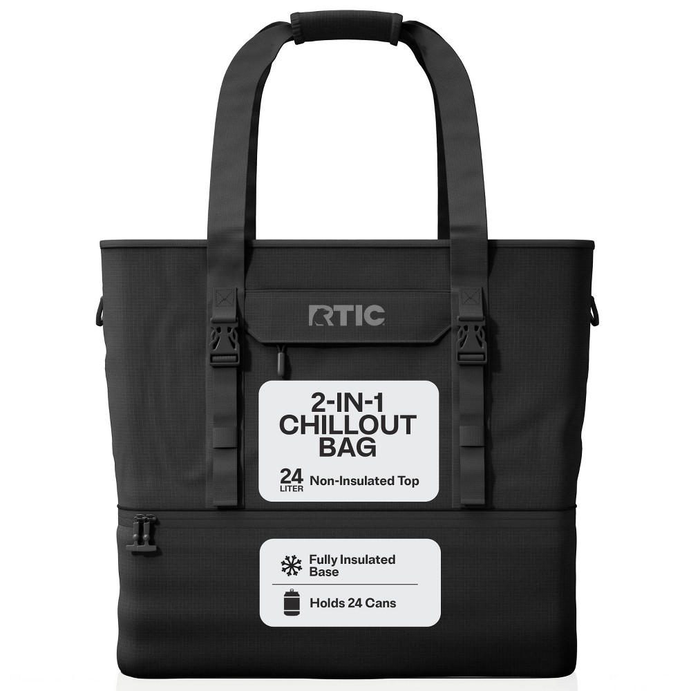 RTIC Outdoors 2-in-1 Chillout Shoulder Bag - Black