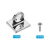 Unique Bargains Metal Rope Barriers Wall Ceiling Mount Pad Eye Plate U Hooks - 3 of 4