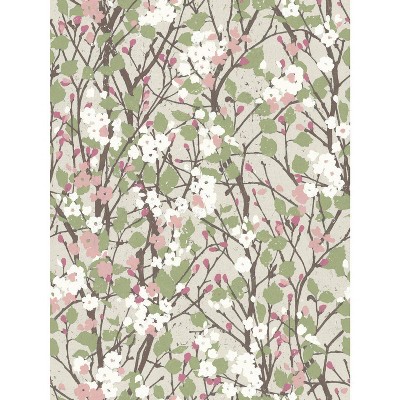 RoomMates Willow Branch Peel and Stick Wallpaper Beige