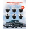 VEVOR Body Mount Bushing Kit, Compatible with 1999-2007 Ford F250 F350, 60 PCS Polyurethane Body Mount Kit, Quick Replacement, Black - 3 of 4