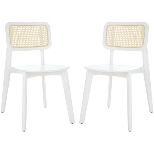 Luz Cane Dining Chair (Set of 2) - DCH1006 - Safavieh - 1 of 4