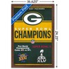 Trends International NFL Green Bay Packers - Champions 23 Framed Wall Poster Prints - 3 of 4