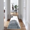 Boho Rug Modern Floral Geometric Abstract Rugs Indoor Accent Rug for Living Room Bedroom - 2 of 4