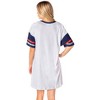 Marvel Comics Womens' Captain America Symbol Nightgown Pajama Shirt Dress Grey - 2 of 4