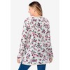 Woman Within Waffle Thermal Sweatshirt - 3 of 4