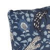 Leopard Print Square Throw Pillow Blue - Skyline Furniture - 3 of 4