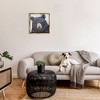 Stupell Industries Rustic Black Bear Framed Floater Canvas Wall Art - 2 of 4
