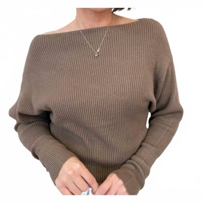 Women's Jase Boat Neck Sweater - LOVESTITCH