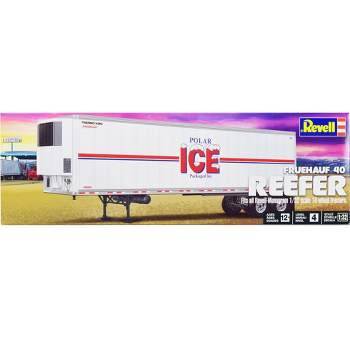 Level 4 Model Kit Fruehauf 40' Refrigerated Trailer "Polar ICE" 1/32 Scale Model by Revell