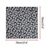 Allegra K Women's Chiffon Floral Print Square Scarves Kerchief Neck Scarf Neckerchief - 3 of 4